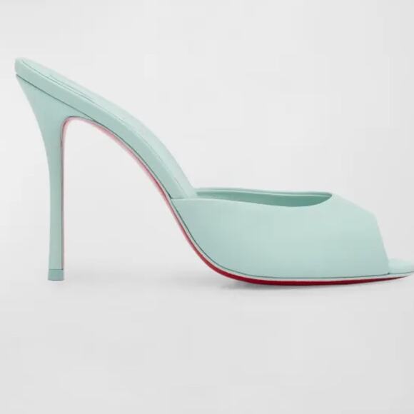 Christian Louboutin Mint Green Me Dolly Mules 39 - Picture 1 of 6